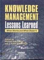 Knowledge Management Lessons Learned (what Works And What Doesnt)