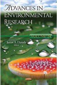 Advances In Environmental Research Volume 24.