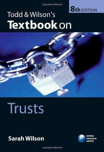 Todd & Wilsons Textbook On Trusts