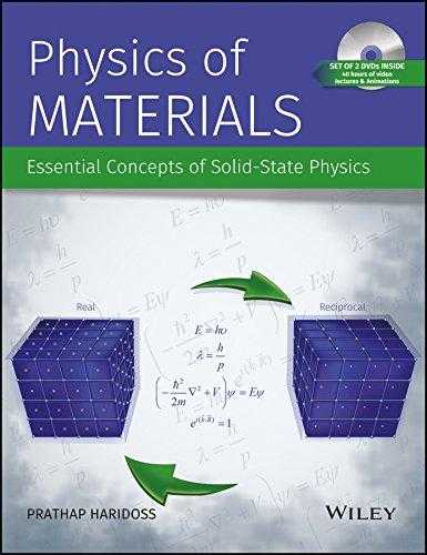 Physics Of Materials: Essential Concepts Of Solid-state Physics