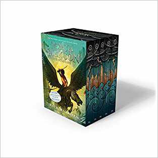 Percy Jackson And The Olympians 5 Book Paperback Boxed Set (new Covers Wposter) (percy Jackson & The Olympians)