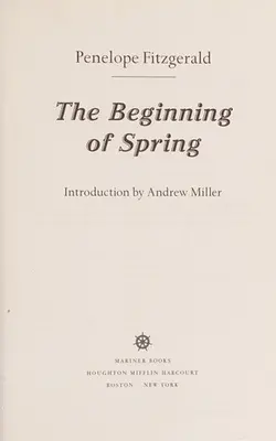 The Beginning Of Spring