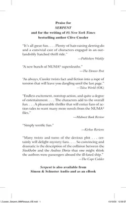 Serpent A Novel From The Numa Files