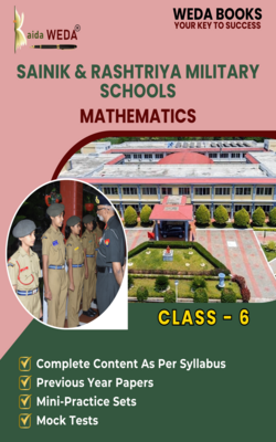 Weda's Mathematics Comprehensive Guide For Class 9th Sainik And Rashtriya Military Schools (ss 6 | Rms 6)