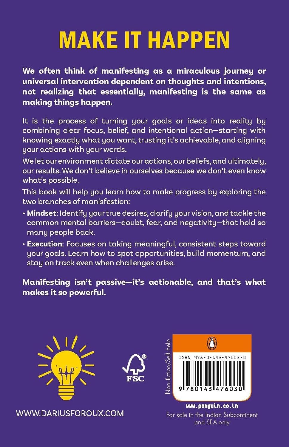 Make It Happen: The Manifestation Playbook For Building Your Ideal Life