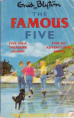 The Famouse Five Five On A Treasure Island. Five Go Adventuring Again Two Books In One.