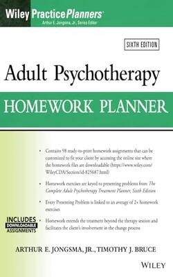 Adult Psychotherapy Homework Planner 6Ed (Pb 2021)