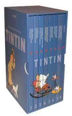 The Adventures Of Tintin box set ( blue)