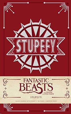 Fantastic Beasts And Where To Find Them: Stupefy Hardcover Ruled Journal