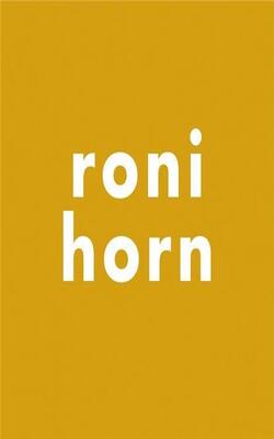 Roni Horn: Everything Was Sleeping As If The Universe Were A Mistake.