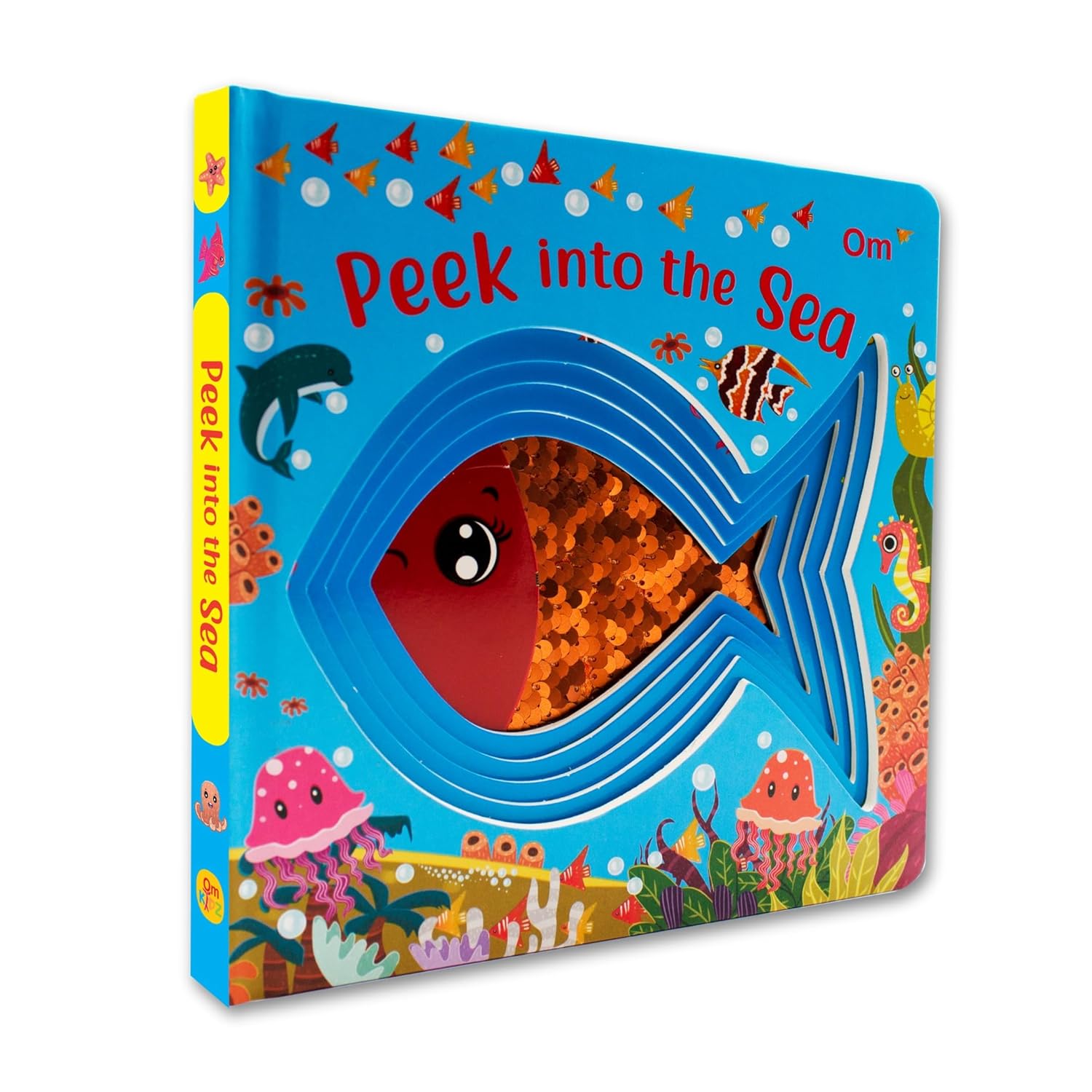 Board Book: Peek Into The Sea - Illustrated Rhymes For Kids - Board Book For Children Age 1-3 Years