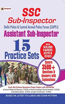 Ssc (si & Asi) Sub-inspector & Assistant Sub-inspector 15 Practice Sets