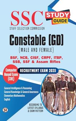 Ssc Staff Selection Commission Constable (gd) (male/female)