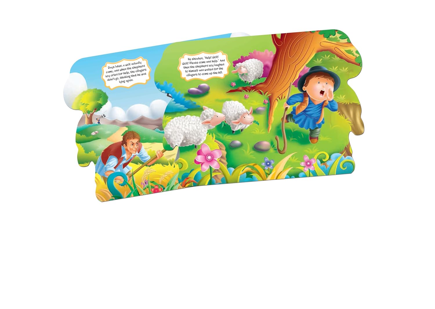 The Boy Who Cried Wolf Story Board Book