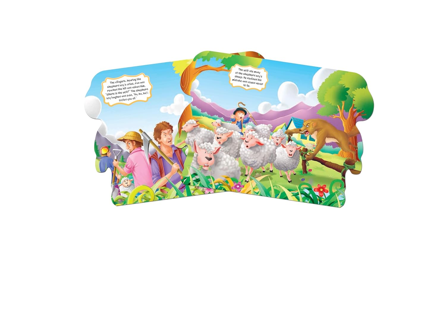 The Boy Who Cried Wolf Story Board Book