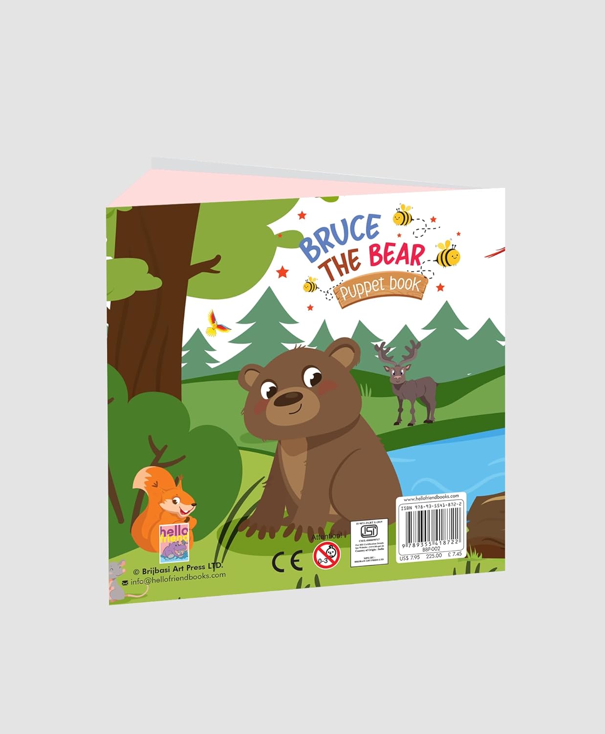 Bruce The Bear - Puppet Book