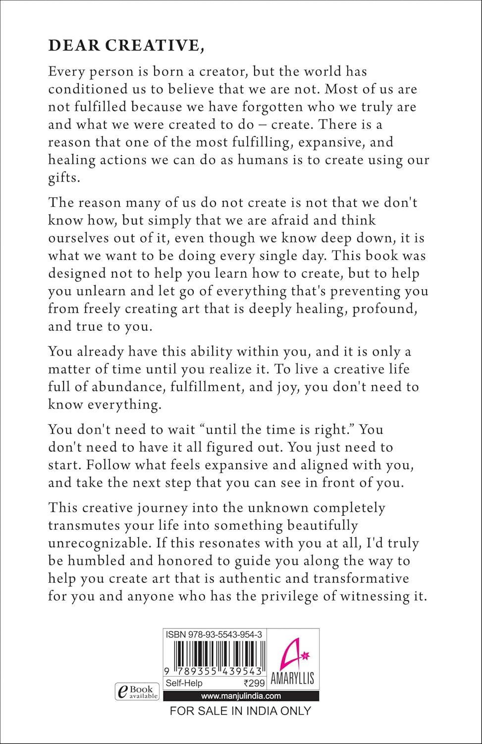 THE ART OF CREATING