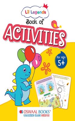 Lil Legends Preschool Activity Books (Set of 3 Books) For 3+ Years Old Kids