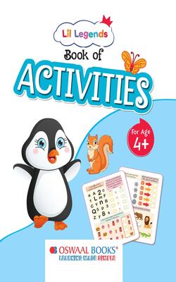 Lil Legends Preschool Activity Books (Set of 3 Books) For 3+ Years Old Kids