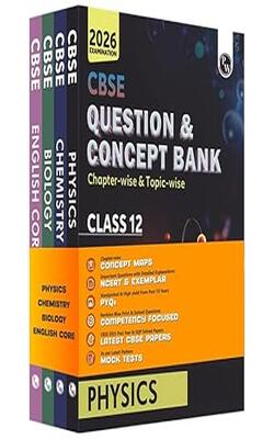 Pw Cbse Question & Concept Bank (qcb) Class 12 Physics, Chemistry, Biology And English Combo (paperback, Pw)