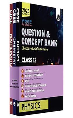 Pw Cbse Question & Concept Bank (qcb) Class 12 Physics, Chemistry, Mathematics Combo (paperback, Pw)