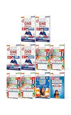 Oswaal CBSE Class 10 Mega Study Pack (Set of 10 Books) | CBSE & NCERT One for All + 15 Sample Question Papers + 10 Years’ Solved Papers + Competency Focused Questions (English, Maths Standard, Science, Social Science) | Chapterwise Solved Papers, Highly Probable Questions & Mind Maps, Toppers Notes | For 2026 Board Exams