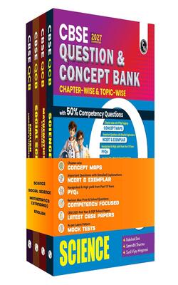 Pw Cbse Question & Concept Bank (qcb) Class 10 Maths (standard), Science, Social Science, English
