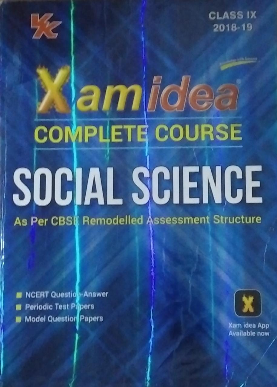 Xam Idea Complete COURSE Social Science CLASS IX