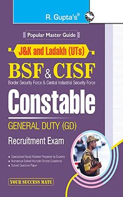 J&k And Ladakh (uts): Bsf & Cisf—constable Gd Recruitment Exam Guide