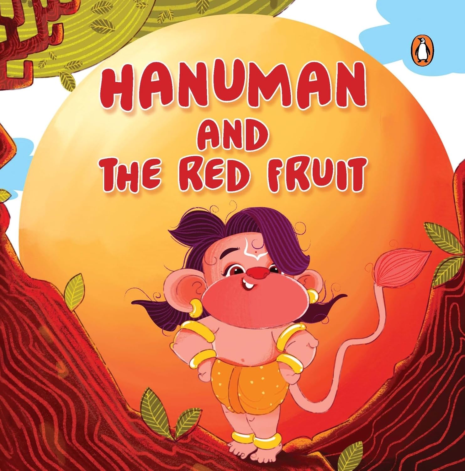 Hanuman And The Red Fruit: Tales Of Hindu Gods And Goddesses : An Illustrated Board Book For Kids | Story Book On Hanuman | Ages 5+ Penguin Early Learning Series