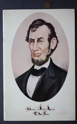 1956 Memories Of Abraham Lincoln That Live Forever Gettysburg Address Booklet