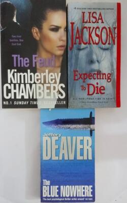 Blue Nowhere, The Feud, Expecting To Die  :- Pack Of 3 Books