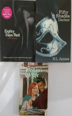 Jordan's Wife, Eighty Days Red, Fifty Shades Darker :- Pack Of 3 Books