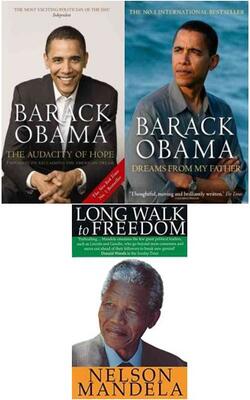 Long Walk To Freedom, Dreams From My Father, Audacity Of Hope :- Pack 3 Books