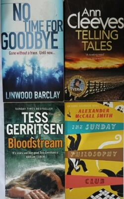 Telling Tales, Bloodstream, Sunday Philosophy Club, No Time For Goodbye :- Pack Of 4 Books