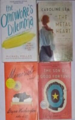 The Omnivore's Dilemma, The Son Of Good Fortune: A Novel, Memorial, The Metal Heart :- Pack Of 4 Books