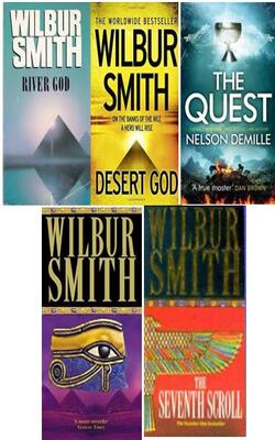 Wilbur Smith Egyptian Series 5 Books Collection Set