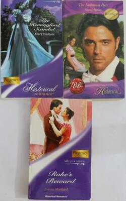 The Hemingford Scandal , The Unknown Heir, Rake's Reward :- Pack Of 3 Books