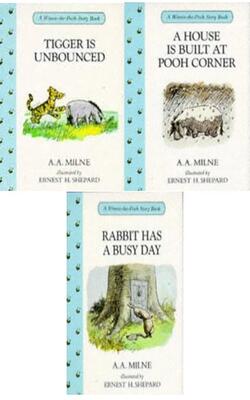 Rabbit Has A Busy Day, A House Is Built At Pooh Corner, Tigger Is Unbounced :- Pack Of 3 Books