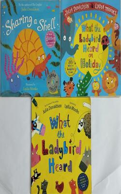 Sharing A Shell, What The Ladybird Heard On Holiday (Julia Donaldson/Lydia Monks), What The Ladybird Heard