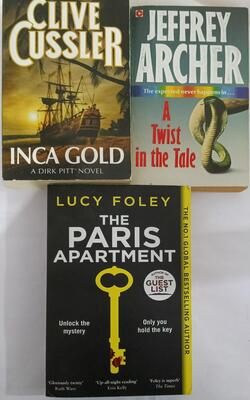A Twist In The Tale , The Paris Apartment, Inca Gold :- Pack Of 3 Books