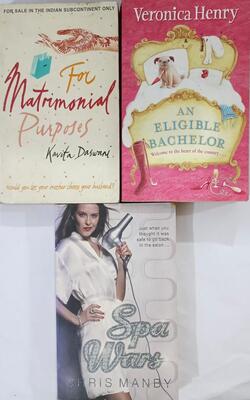 Eligible Bachelor, Spa Wars, For Matrimonial Purposes Kavita Daswari :- Pack Of 3 Books