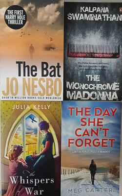 The Monochrome Madonna, The Day She Can't Forget, THE WHISPERS OF WAR , The Bat :- Pack Of 4 Books