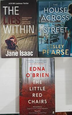 The House Across The Street, The Little Red Chairs, The Lies Within :- Pack Of 3 Books
