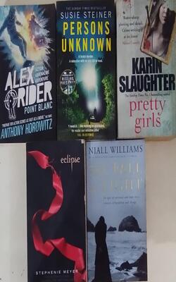 Point Blanc, Persons Unknown , Pretty Girls, ECLIPSE, The Fall Of Light :- Pack Of 5 Books