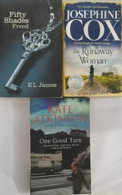 The Runaway Woman, One Good Turn, Fifty Shades Freed :- Pack Of 3 Books
