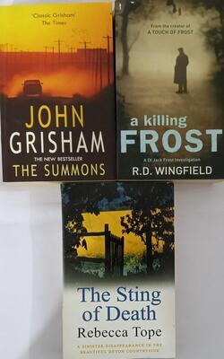 Killing Frost, The Sting Of Death, The Summons :- Pack Of 3 Books