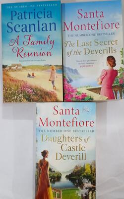 Daughters Of Castle Deverill, A Family Reunion, Santa Montefiore :- Pack Of 3 Books