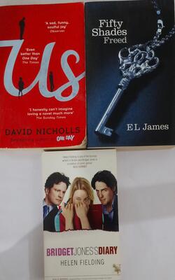 Bridget Jones Diary, Us, Fifty Shades Freed :- Pack 3 Books