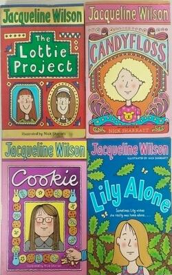 The Lottie Project Paperback, Candyfloss, Cookie, Lily Alone - Pack Of 4 Books